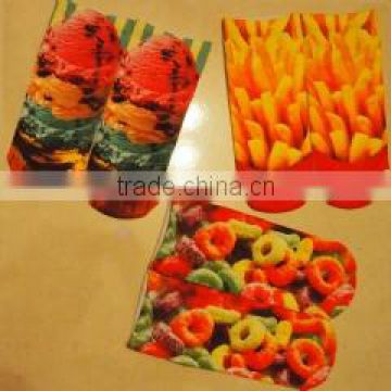 Custom Digital Print Cotton Sublimation Socks with your LOGO designs