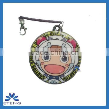 Promotion Sale Custom key ring plastic card holder
