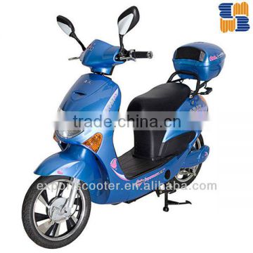 2015 350W 48V electric scooter for lady blue color