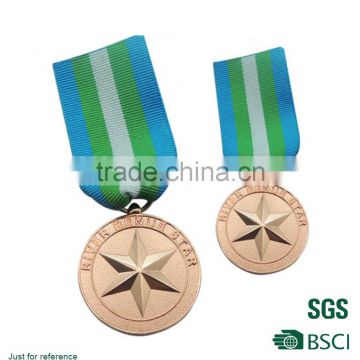 sports medal with wide ribbon Customised medals