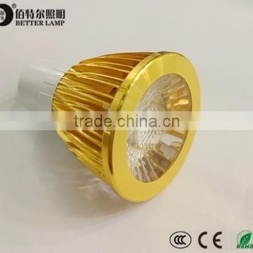 zhongshan manufacturer cob led spotlight 5W golden color