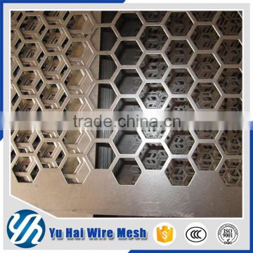 china supplier speaker grille manufacturing punching hexagonal metal mesh