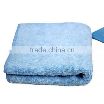 Sky Blue Microfibre Polyester Home / Hotel Cleaning Towel