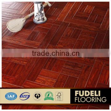 Great Quality Formaldehyde E1 grade FSC Certified parquet floor tiles