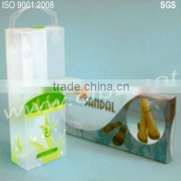 New style PVC clear folded packaging box