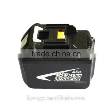18V,4500mAh,Lithium-Ion,Hi-quality Replacement Battery for Mak BL1845 BL1815 194205-3 194309-1 LXT400