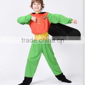 Halloween kids Robin costume Super Hero children fancy dress