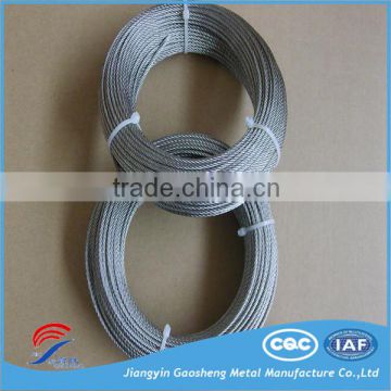 chian factory stainless steel wire rope 304 price