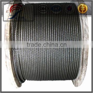 Industrial steel wire rope 18*7