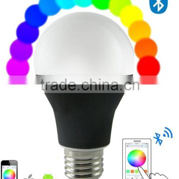 Bluetooth LED light E27 Medium Screw Base Bulb - Dimmable Multicolored Color Changing LED Lights