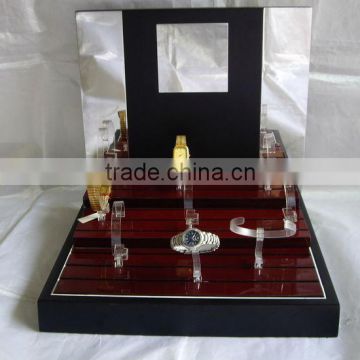 factory wholesale countertop wooden watch display