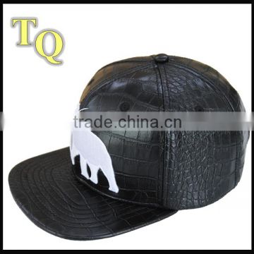 6 panel cap/leather hats/snapback hats