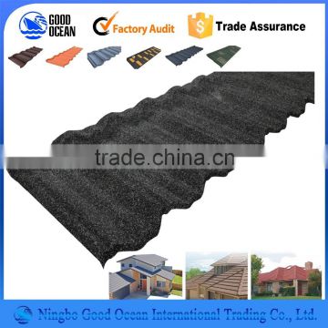Hot sale building material in Africa stone coated steel