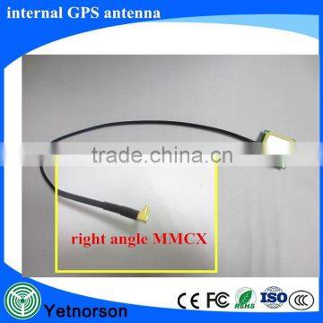 gps ceramic antenna with RG174cable and SMA/MMCX/MCX connector