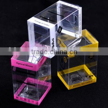 color plastic pvc tuck top offset printing packaging box