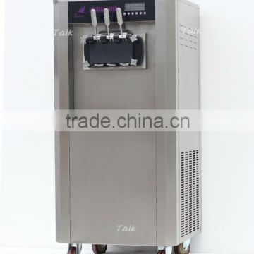 different capacity 2flavor+one mixed standing floor soft ice cream machine /frozen yogurt machine with CE(48L/h)