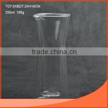 250ml double wall glass cup with high quality                        
                                                                                Supplier's Choice
