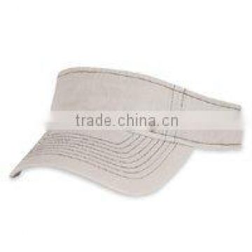 Promotional Caps & Hats,Promotional Visors,Washed Heavy Cotton Twill Contrasting Stitching Visor