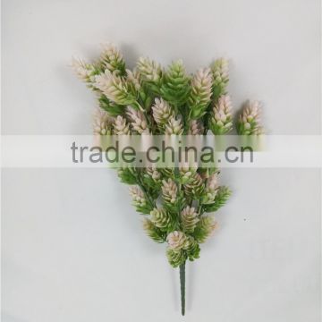 China Manufacture UV protected artificial small bunch with flowers for indoor & outdoor decoration