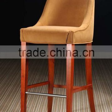 494# Modern Bar Chair Furniture Solid Wood Bar Chair