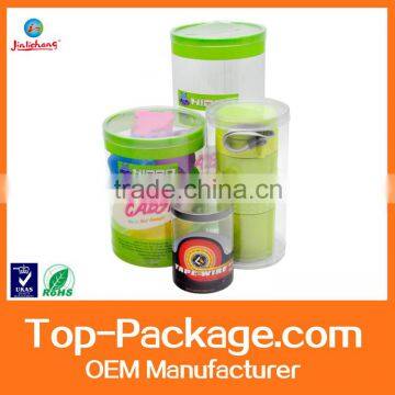 custom printing new clear plastic tube packaging