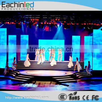 P3.9 500x1000mm Full Color Portable LED Curtain For Stage Background