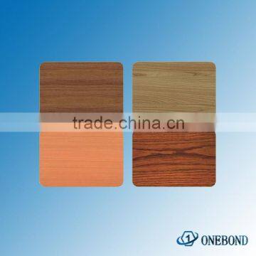 solid aluminum sheet/ aluminum solid panel with wooden