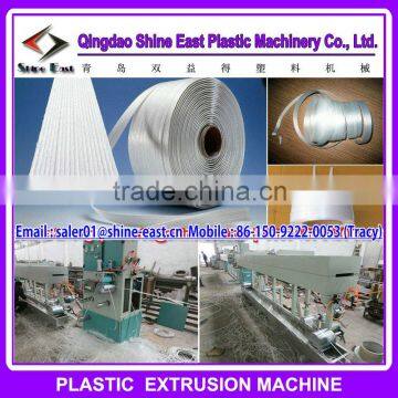 Polyester fiber strap making machine