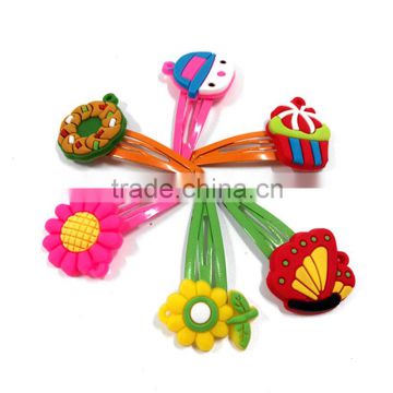2016 factory directly custom made decorative hair clips