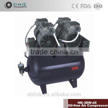 One to Three Oil-free air compressor for dental chair HK-3EW-45