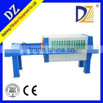 Screw jack manual filter press from Dazhang company