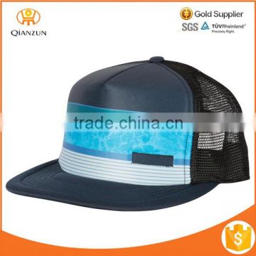 custom screen printed flat bill trucker hats for sale