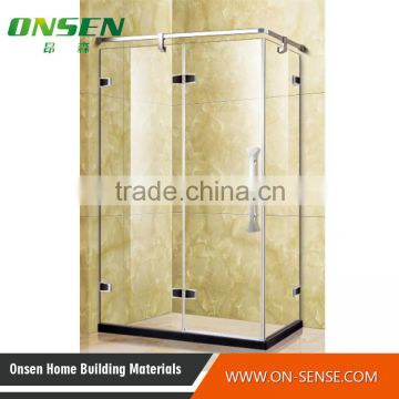 Customized stainless steel shower enclosure for bathroom use