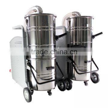 Industrial vacuum cleaner / factory floor vacuum cleaner for a relatively narrow range of spatial area
