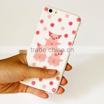 Animal PIG For iPhone 6 mobile phone cover, cell phone accessory