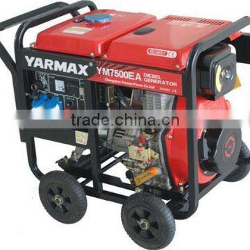 3kw portable air cooled open type diesel generator