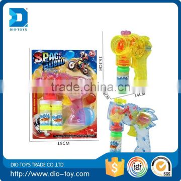 Chirstmas toy transparency bubble gun with lights funny for play