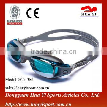 Oem durable funny cool mirror coated swimming goggles