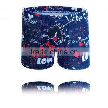 2016 New Style Men Brand of Superior Quality Underwear Cotton Print Classic Breathable Male Boxer