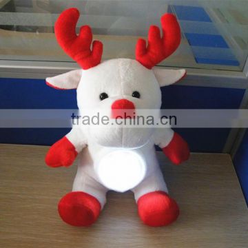 Custom Christmas reindeer shaped light up toy led light toy