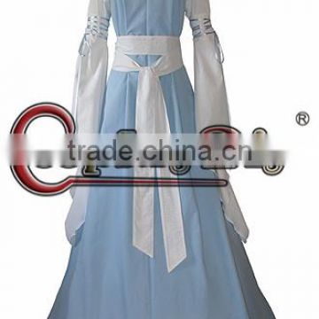 Sky Blue Medieval Victorian Ball Gown Dress Costume Marie Antoinette Dress Halloween Cosplay Costume