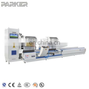Aluminum CNC double head cutting saw with Germany brand control system