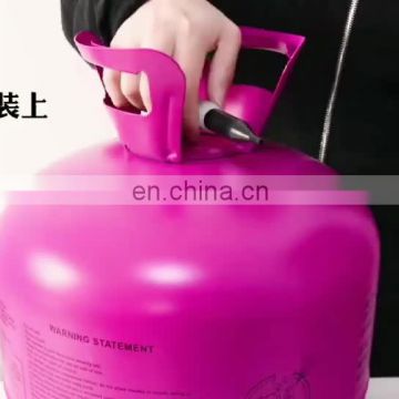 Hot blue small cylinder disposable helium gas cylinder for filling balloons
