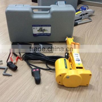 4x4/4wd/offroad universal 12v 1.5T electric scissor jackwith wrench/automatic car jack with wrench