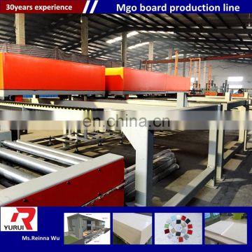2016 hpl laminate mgo board melamine coated mgo board making machine production line