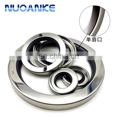 Good Quality Framework  Air Compressor PTFE Oil Seal Stainless Steel Rotary Shaft Double and Single PTFE Lip Seal