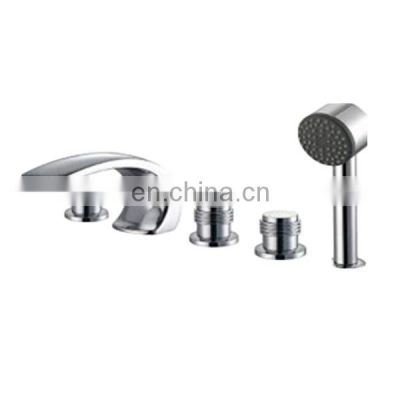 5 hole bathtub faucet mixers taps and shower waterfall basin faucet
