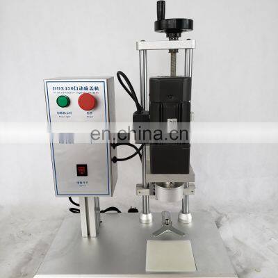 DDX-450 type Manual electric desktop medicine bottle vial spray pump capping machine