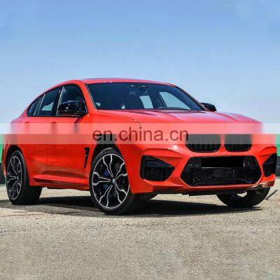 Runde Car Modification For 18+ G02 BMW X4 Upgrade To X4M Body Kit Front Bumper Rear Lip Exhaust Spoiler