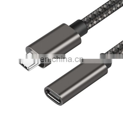 USB 3.1 PD 60W type C USB C male to female fast charging cable extension cable Data Cable for macbook